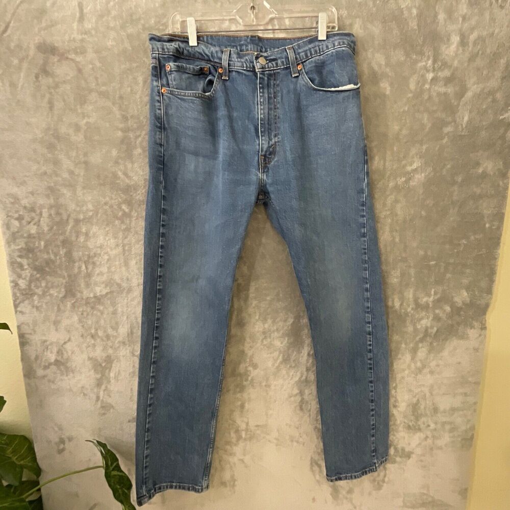 Levi's 505 Jeans Men's actual 34x30” Straight Leg Blank Red Tag